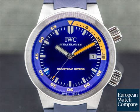 aquatimer automatic iwc|iwc aquatimer cousteau diver.